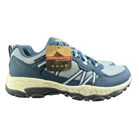 Skechers Outdoor Grand Peak Balsam Blue Gray Trail Shoes Women's Sizes 8 - 11 - Picture 1 of 9